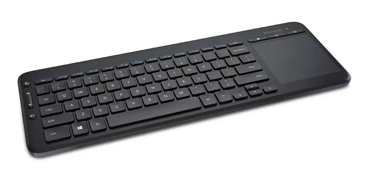 Teclado Microsoft All In One Media Inalámbrico Touchpad 10m